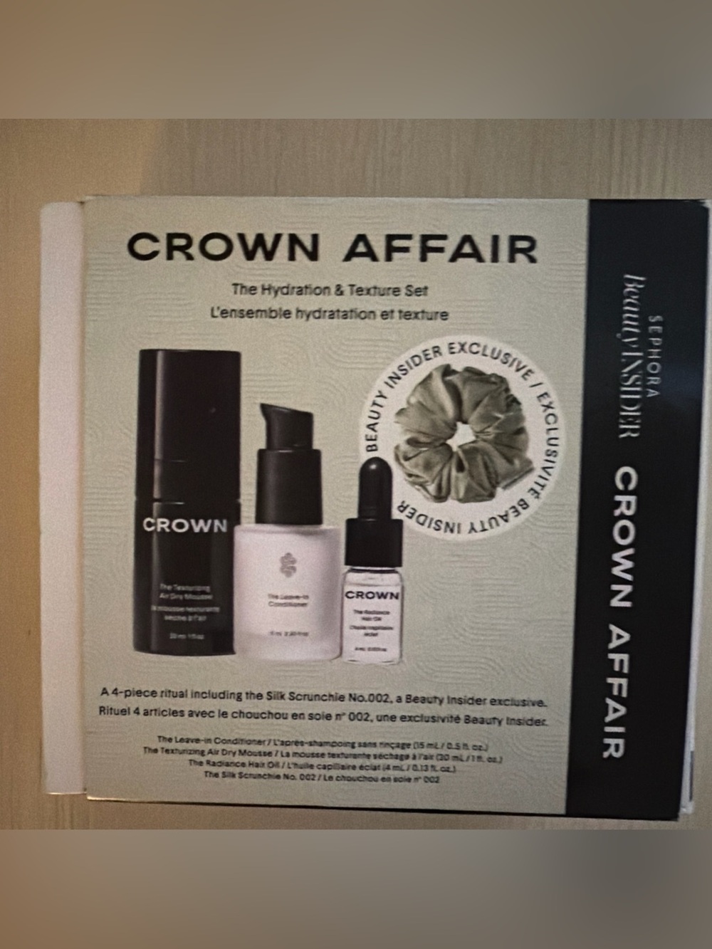 Sephora exclusive Crown Affair The Hydration & Texture Set